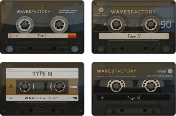Cassette by Wavesfactory Magnificent 4 Type Tape FX October 7, 2021 Plugins https://producerlife.co.uk/cassette-by-wavesfactory/
