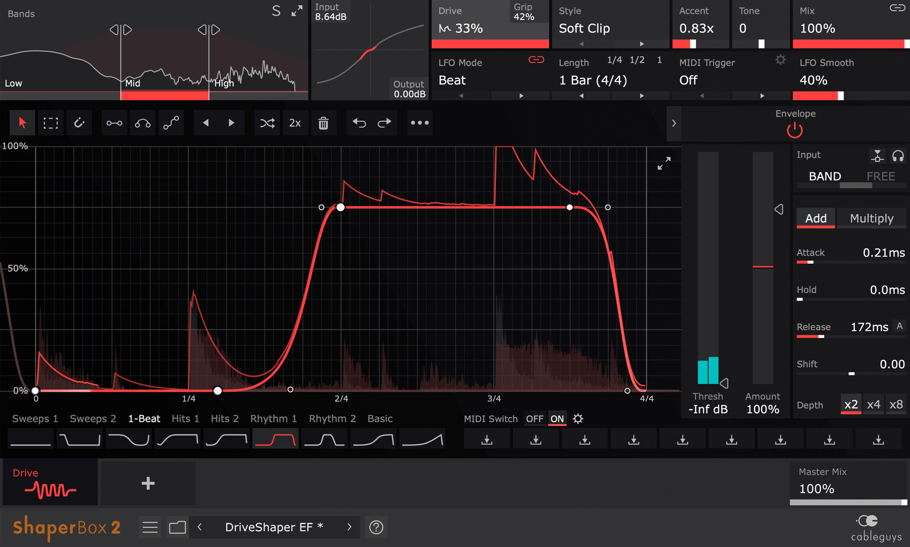 SHAPERBOX 2. Cableguys SHAPERBOX. SHAPERBOX 2.4.5. Shaper box2 VST.