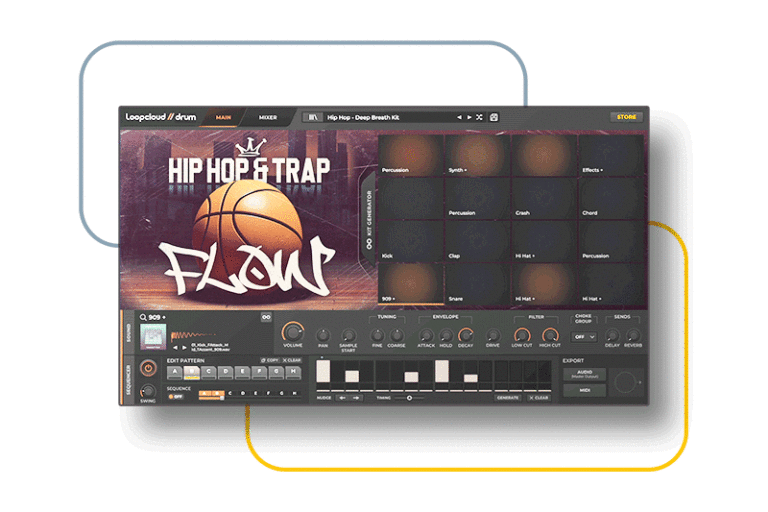Create Instant Unique DRUM Patterns & Beats With Loopcloud DRUM December 9, 2021 Synths/Instruments https://producerlife.co.uk/synths/