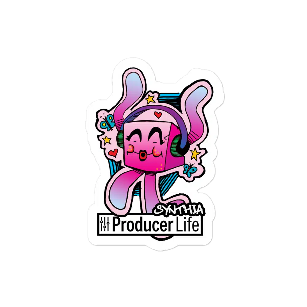 EDM Sample Packs, Sound Loops & VST reviews 31 "Synthia" Bubble-free character stickers