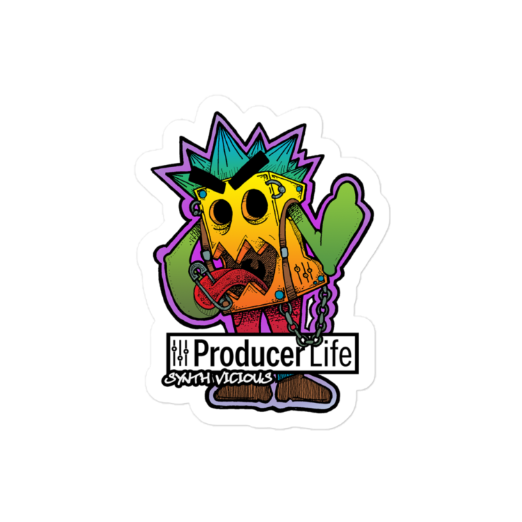 kiss-cut-stickers-white-4x4-default-69f9315406091.webp "Synth Vicious" Bubble-free character stickers