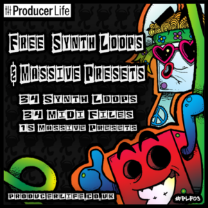 EDM Sample Packs, Sound Loops & VST reviews 11 free_synth_loops_and_massive_presets_cover_art_by_producer_life_plf03