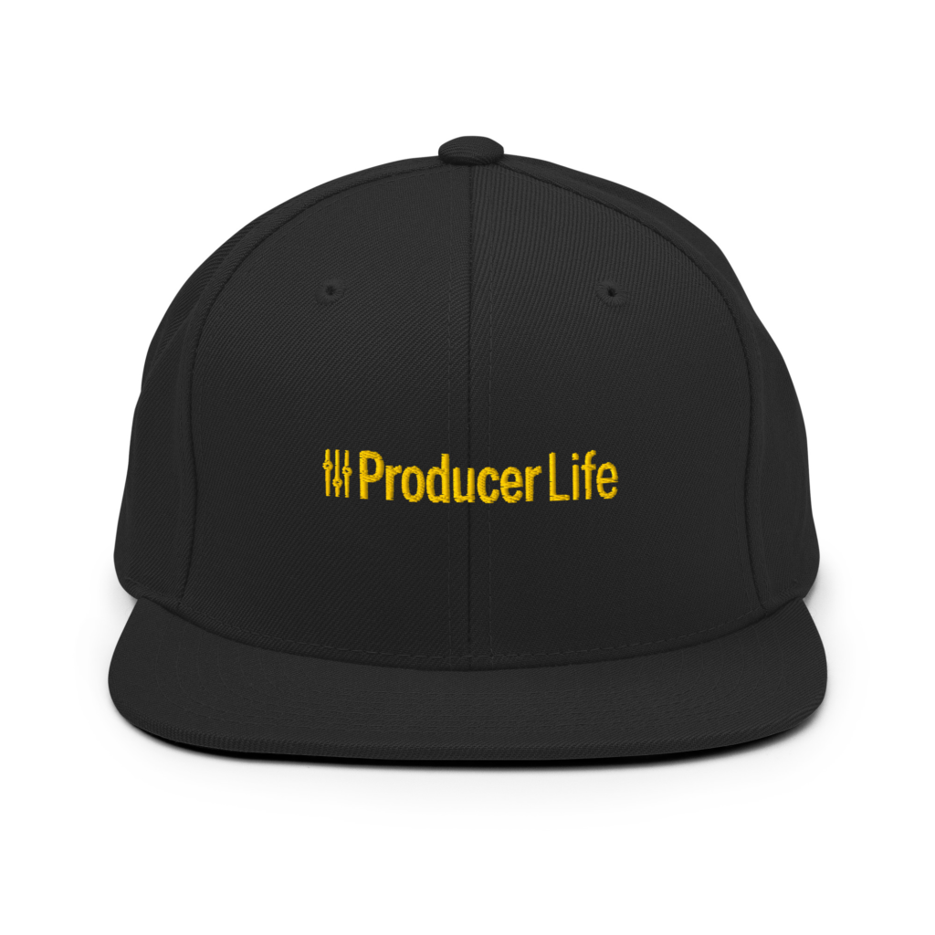 Free Sample Packs for Music Production (100% Royalty-Free) | Producer Life 6 Producer Life Gold Logo Snapback Hat