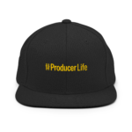 EDM Sample Packs & Merchandise 3 Producer Life Gold Logo Snapback Hat