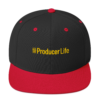 classic-snapback-black-red-front-6acc18dcef6bb.webp Producer Life Gold Logo Snapback Hat