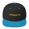 classic-snapback-black-teal-front-6acc18dcefc1d.webp Producer Life Gold Logo Snapback Hat