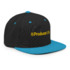 classic-snapback-black-teal-right-front-6acba2a07bea2.webp Producer Life Gold Logo Snapback Hat