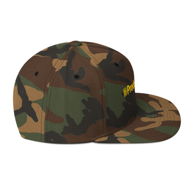 classic-snapback-green-camo-right-side-6acc18dcf2076.webp Producer Life Gold Logo Snapback Hat