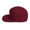 classic-snapback-maroon-left-side-6acc18dcf03ed.webp Producer Life Gold Logo Snapback Hat