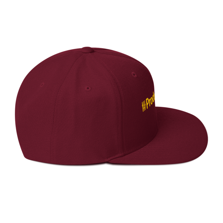 classic-snapback-maroon-right-side-6acc18dcf0572.webp Producer Life Gold Logo Snapback Hat