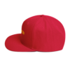 classic-snapback-red-left-side-6acc182553fcb.webp Producer Life Gold Logo Snapback Hat