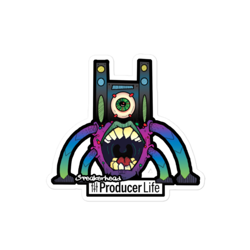 kiss-cut-stickers-white-4x4-default-6acb98899462b.webp "Speakerhead" Bubble-free character stickers