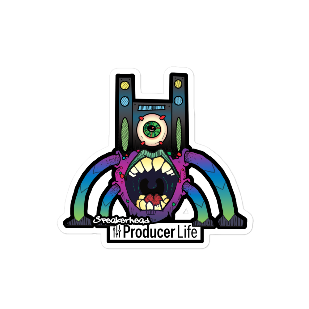 EDM Sample Packs, Sound Loops & VST reviews 29 "Speakerhead" Bubble-free character stickers