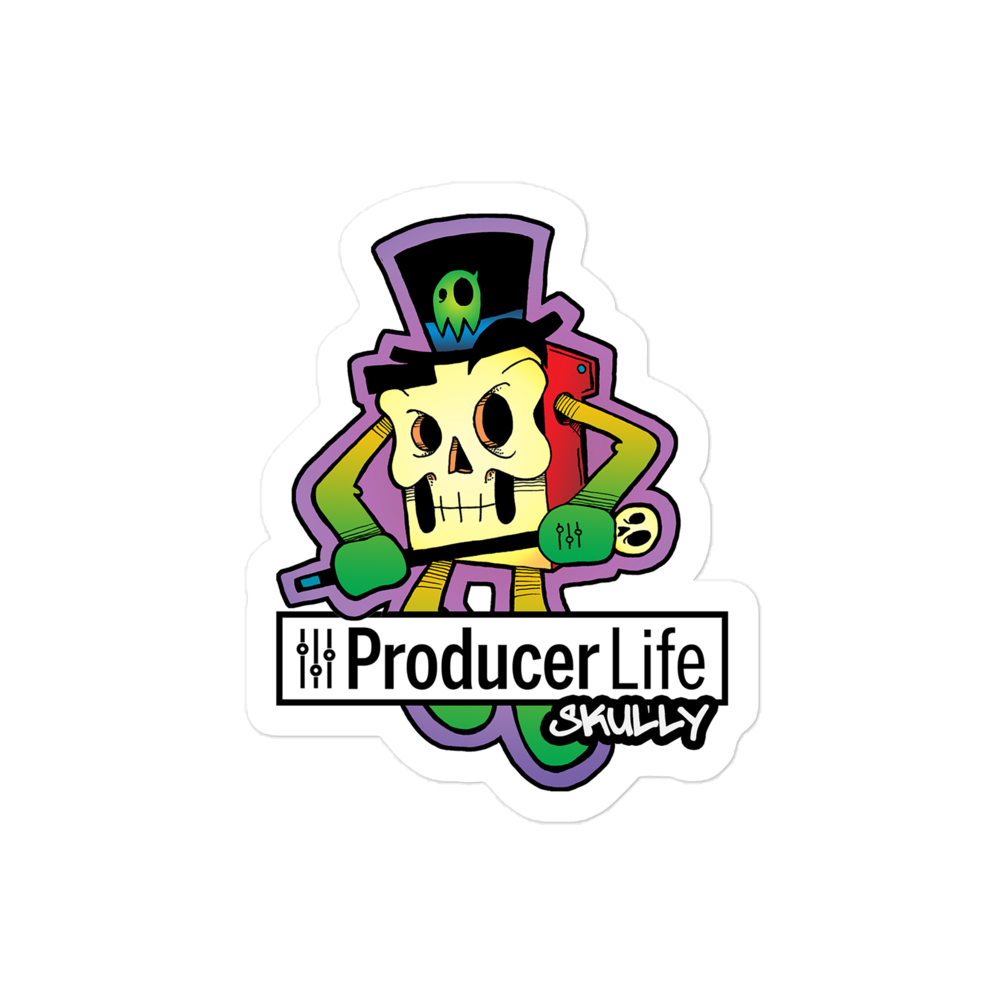 EDM Sample Packs, Sound Loops & VST reviews 28 "Skully" Bubble-free character stickers