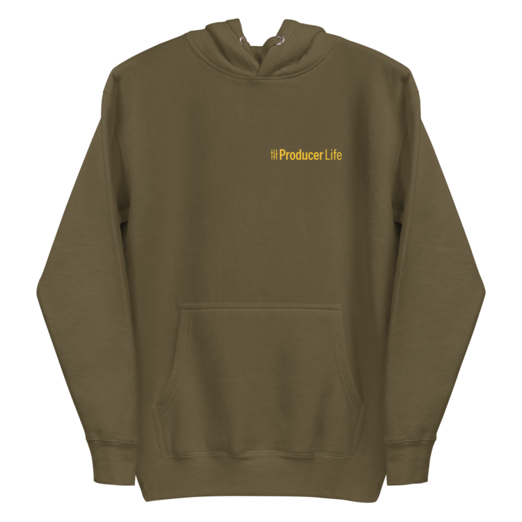 unisex-premium-pullover-hoodie-military-green-front-6acad823520cf.webp Producer Life Gold Logo Unisex Premium Pullover Hoodie