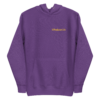 unisex-premium-pullover-hoodie-purple-front-6acad823490e4.webp Producer Life Gold Logo Unisex Premium Pullover Hoodie