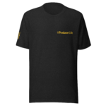 EDM Sample Packs & Merchandise 14 Producer Life Gold Logo Unisex Staple T-Shirt | Bella