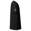 unisex-staple-t-shirt-black-heather-right-6acb879fd174d.webp Producer Life Gold Logo Unisex Staple T-Shirt | Bella