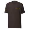 unisex-staple-t-shirt-brown-front-6acb879fc715c.webp Producer Life Gold Logo Unisex Staple T-Shirt | Bella