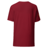 unisex-staple-t-shirt-cardinal-back-6acb879fcf9ca.webp Producer Life Gold Logo Unisex Staple T-Shirt | Bella