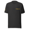 unisex-staple-t-shirt-dark-grey-front-6acb879fcd294.webp Producer Life Gold Logo Unisex Staple T-Shirt | Bella