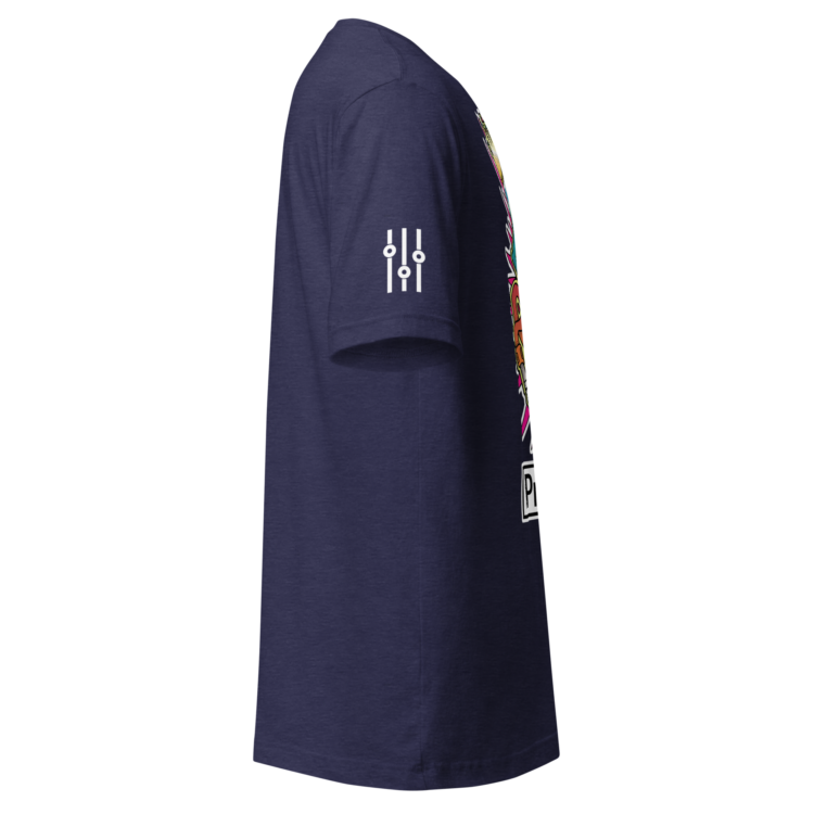 unisex-staple-t-shirt-heather-midnight-navy-right-6acbf6da6bf78.webp "King Eye" Unisex Staple T-Shirt | Bella