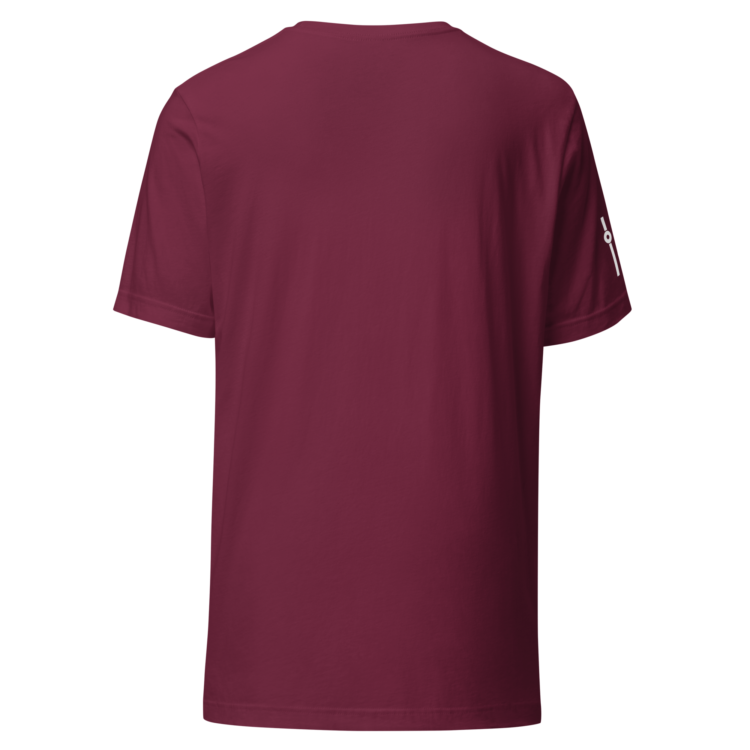 unisex-staple-t-shirt-maroon-back-6acbf6da6b2c9.webp "King Eye" Unisex Staple T-Shirt | Bella