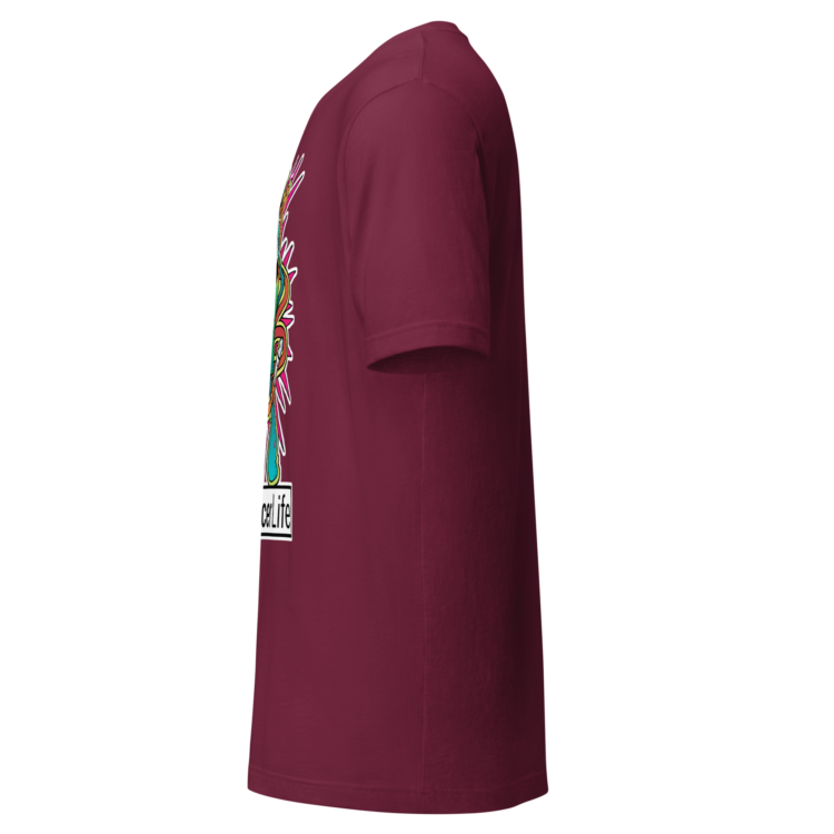 unisex-staple-t-shirt-maroon-left-6acbf6da6b936.webp "King Eye" Unisex Staple T-Shirt | Bella