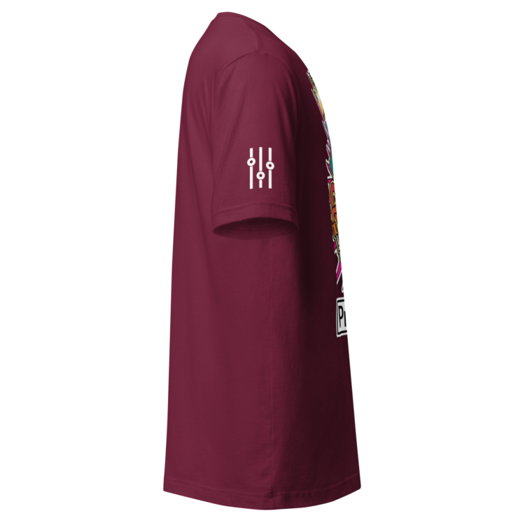 unisex-staple-t-shirt-maroon-right-6acbf6da6bfc0.webp "King Eye" Unisex Staple T-Shirt | Bella