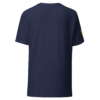 unisex-staple-t-shirt-navy-back-6acb879fcfa81.webp Producer Life Gold Logo Unisex Staple T-Shirt | Bella