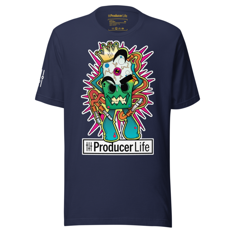 unisex-staple-t-shirt-navy-front-6acbf6da687fe.webp "King Eye" Unisex Staple T-Shirt | Bella