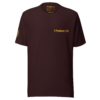 unisex-staple-t-shirt-oxblood-black-front-6acb879fcaa1a.webp Producer Life Gold Logo Unisex Staple T-Shirt | Bella