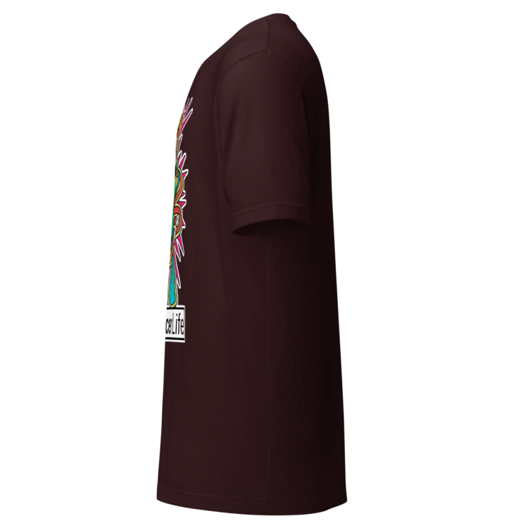 unisex-staple-t-shirt-oxblood-black-left-6acbf6da6ba0e.webp "King Eye" Unisex Staple T-Shirt | Bella