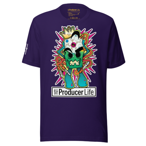 unisex-staple-t-shirt-team-purple-front-6acbf6da6a3f1.webp "King Eye" Unisex Staple T-Shirt | Bella