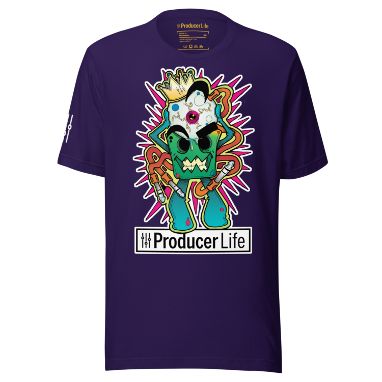 unisex-staple-t-shirt-team-purple-front-6acbf6da6a3f1.webp "King Eye" Unisex Staple T-Shirt | Bella