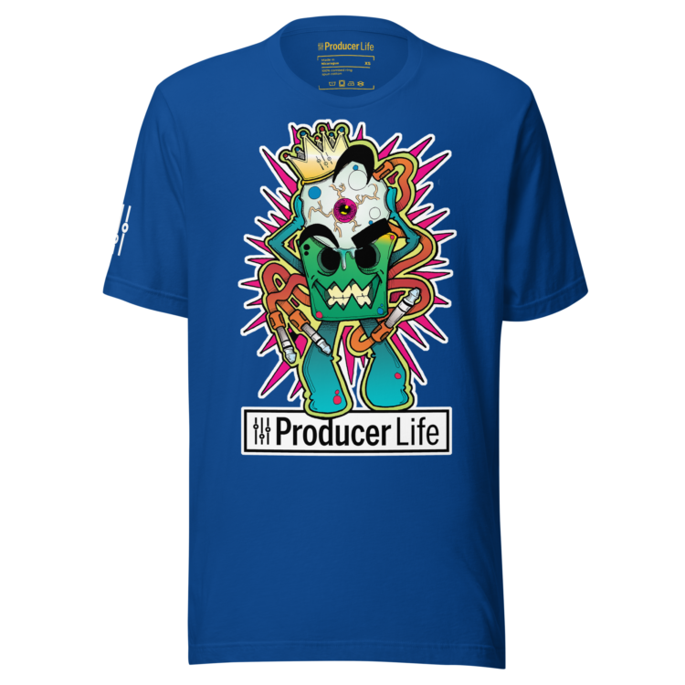 unisex-staple-t-shirt-true-royal-front-6acbf6da699ca.webp "King Eye" Unisex Staple T-Shirt | Bella